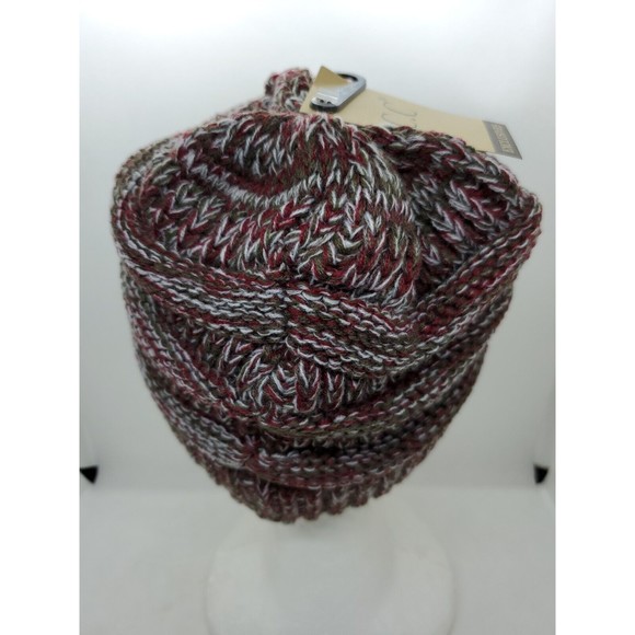 C.C Trendy Warm Chunky Soft Stretch Cable Knit Beanie Skully - Picture 2 of 7